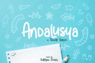 Andalusya Font: Playful Script for Handmade Crafts