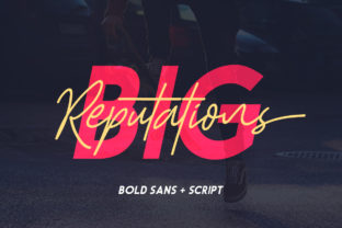 Big Reputation Duo Font Review for Brand Identity