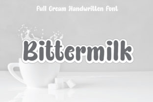 Bittermilk Font: Bold Handwritten Style for Business Branding