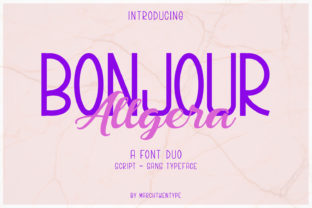 Bonjour Allgera Duo: A Luxurious Font for Web Design