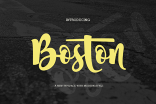 Boston Font: Handmade Script for Makers