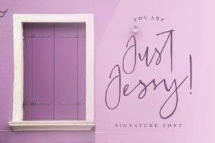 Just Jessy Font: Elegant Script for Web Branding