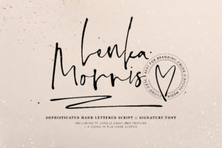 Lenka Morris Font: Adding Authentic Handwritten Charm to Branding