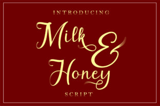 Milk Honey Font Review for Web Design