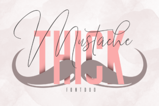 Mustache and Thick Font: A Web Design Pairing Test