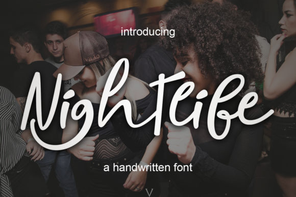 Nightlife Font: Modern Script for Business Branding