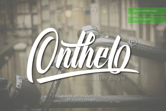 Onthel Font: Bold Script Charm for Handmade Products