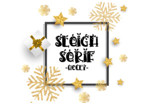 PN Sleigh Serif Holly Font for Festive Branding