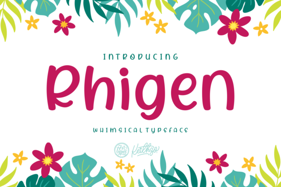 Rhigen Font: Adding Whimsy to Editorial Design