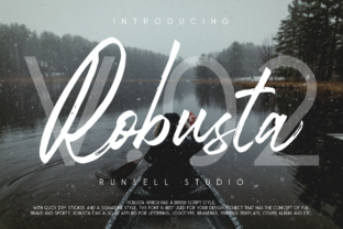 Robusta Duo Font Review: A Brush Script for Real Branding