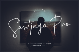 Santiago Pro Font: Modern Script for Web Design
