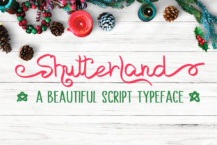 Shutterland Font: Hand-Drawn Charm for Makers