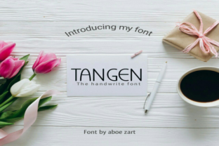 Tangen Font: Modern Script for Editorial Design