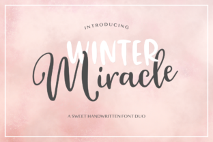 Winter Miracle Font: Elevating Editorial Design