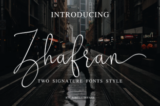 Zhafran Font: Elevating Brand Identity with Elegant Script
